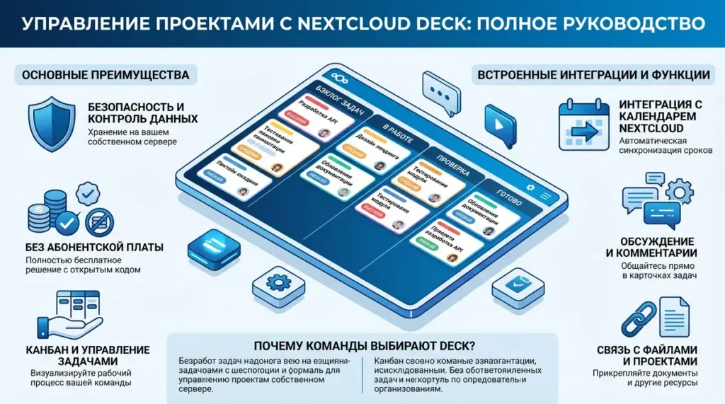NextCloud Deck: полное руководство по управлению задачами и проектами